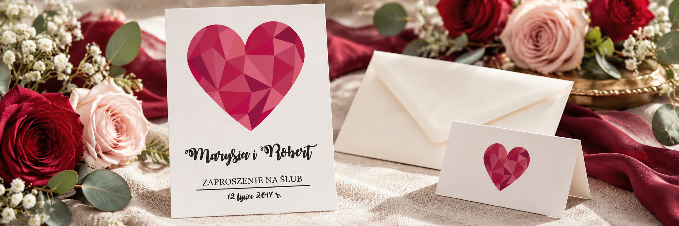 Big Love — aranżacja zaproszenia 1